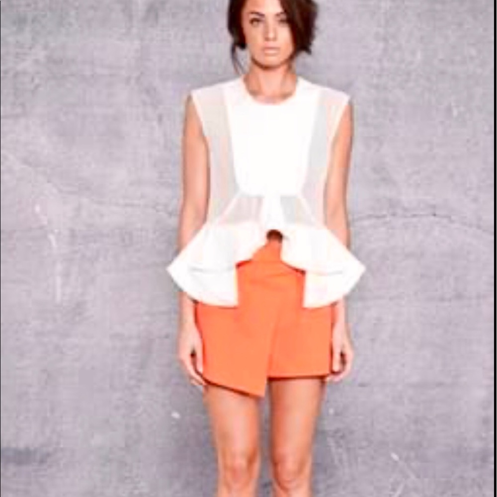 C/MEO COLLECTIVE SKIRT/SHORTS ALL IN ONE